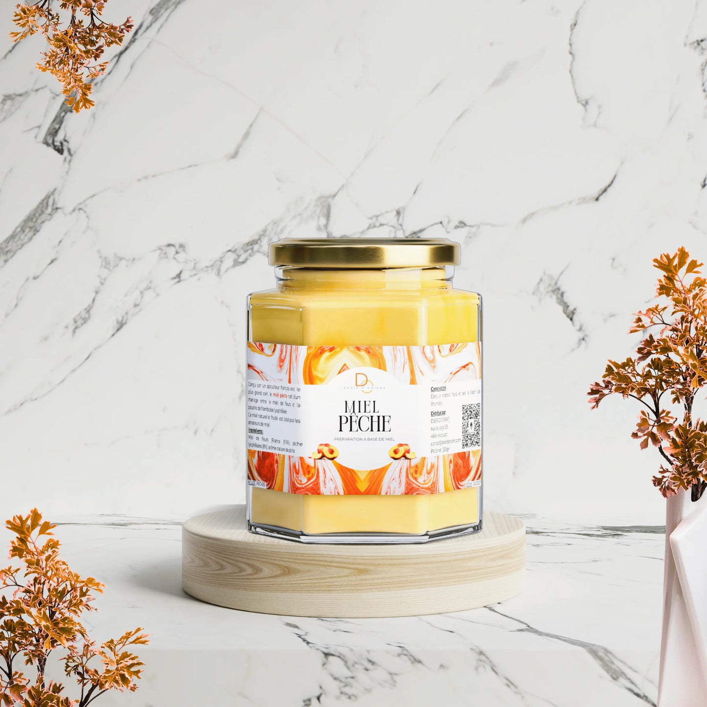 Miel de fleurs & pêche DÉSIR D'ORIENT