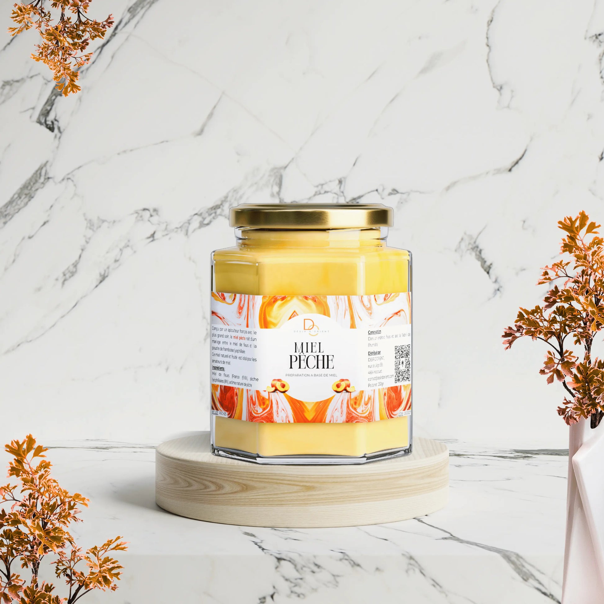 Miel de fleurs & pêche DÉSIR D'ORIENT