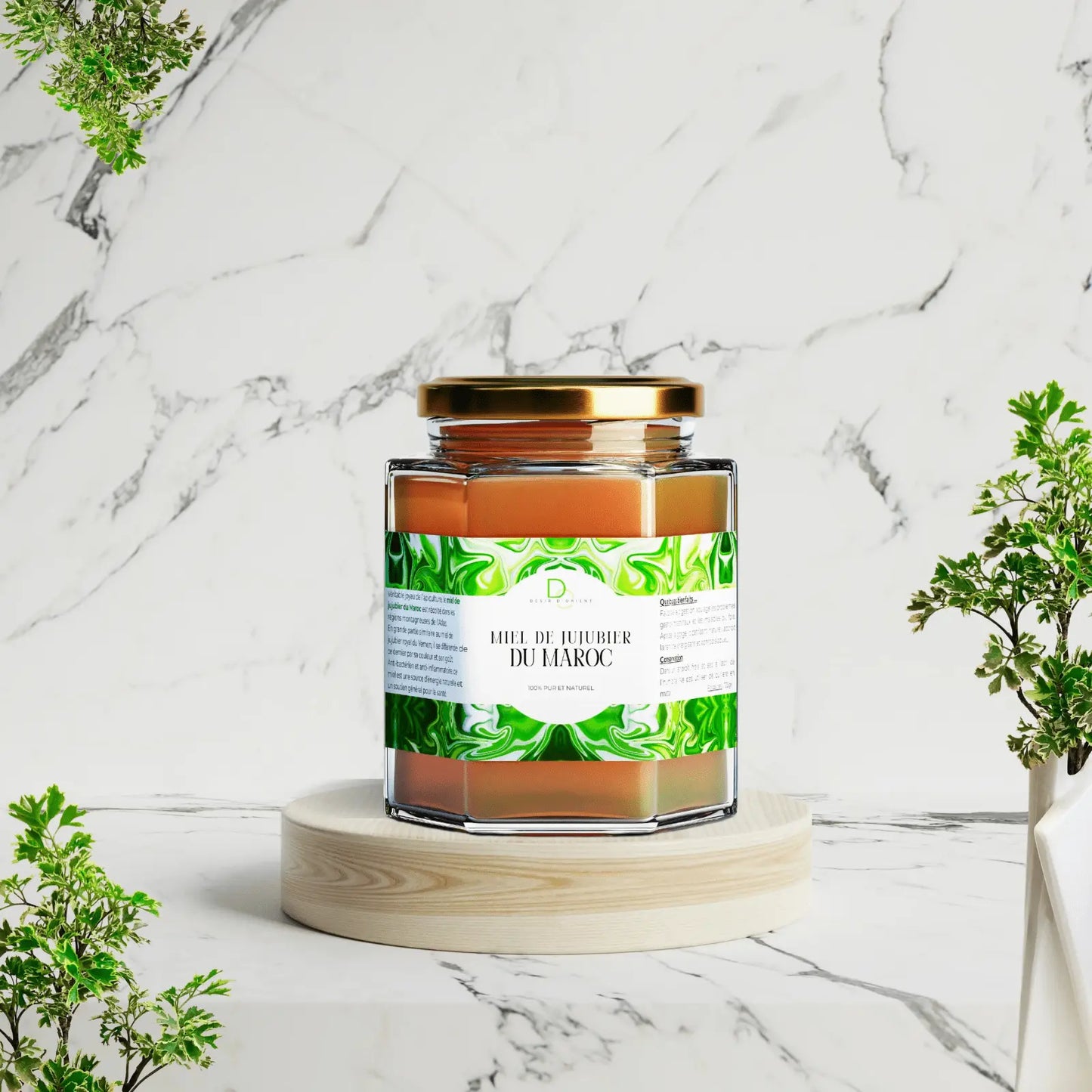 Miel de Sidr jujubier du Maroc 100% pur et naturel - Desir d'Orient