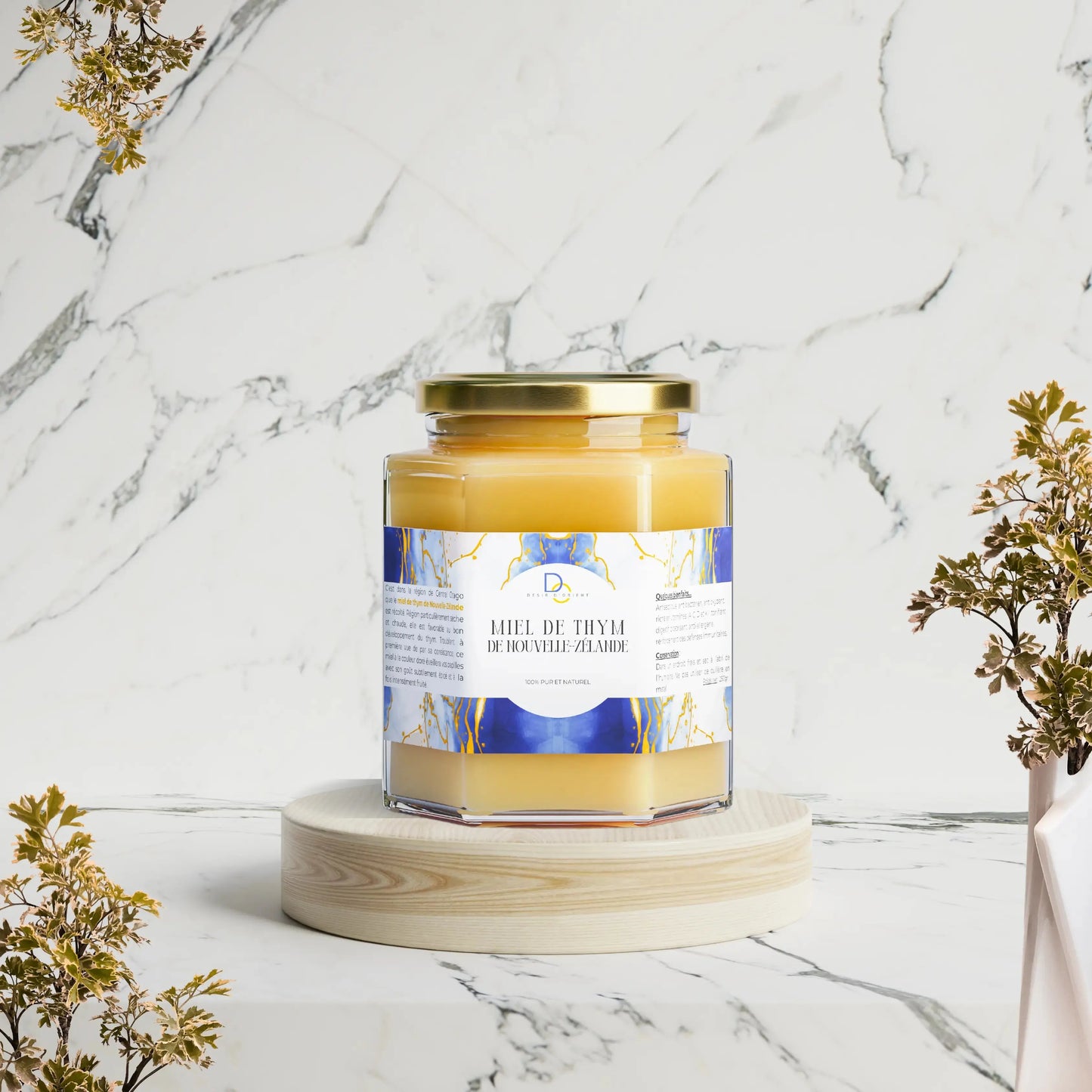Miel de thym cremeux Nouvelle-Zelande Manuka 100% pur - Desir d'Orient