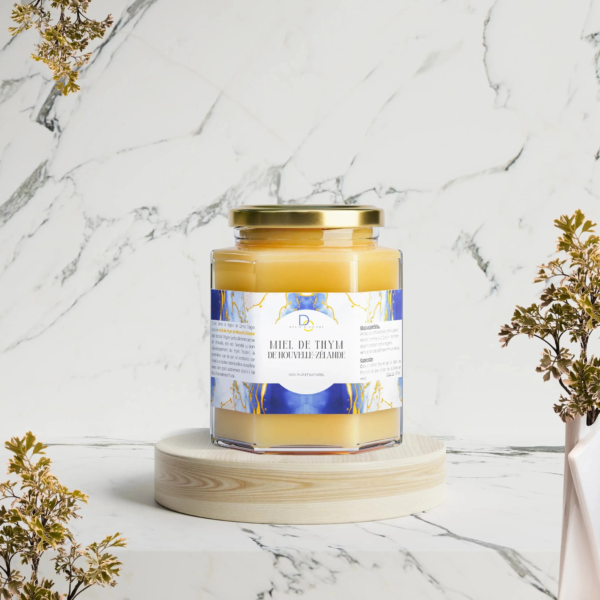 Miel de thym cremeux Nouvelle-Zelande Manuka 100% pur - Desir d'Orient
