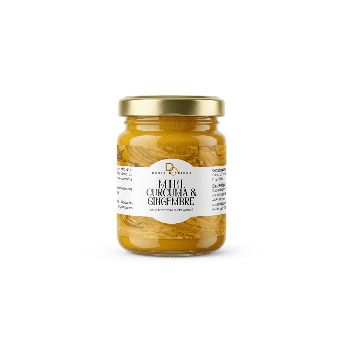 Miel curcuma et gingembre