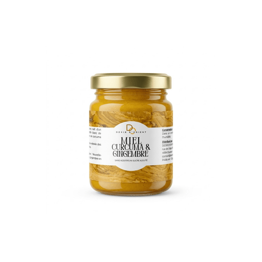 Miel curcuma et gingembre