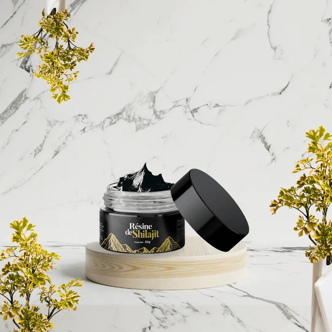 Résine Shilajit pot 50g 100 doses - Désir d'Orient
